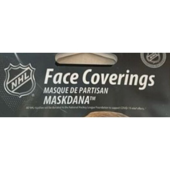 NHL Golden Knights Face Covering Mask 2-Ply Barrier Washable Reusable One Size - Picture 4 of 8